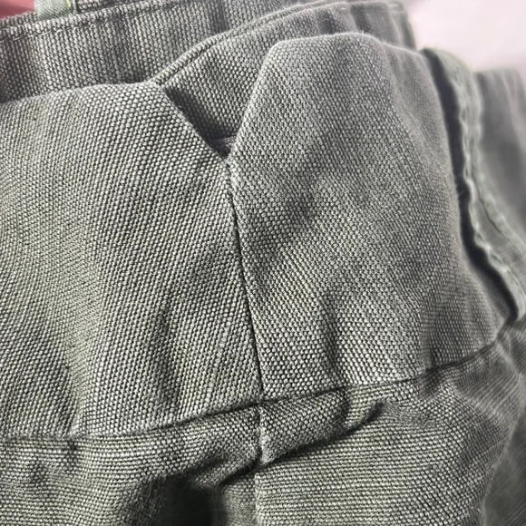 Marc Jacobs Two-Toned Capri Linen Pants Green Size 4 - Picture 14 of 15